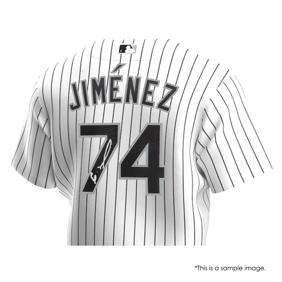 Eloy Jimenez Autographed Chicago White Sox Nike Home Authentic Jersey