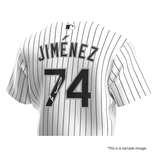 Eloy Jimenez Autographed Chicago White Sox Nike Home Authentic Jersey