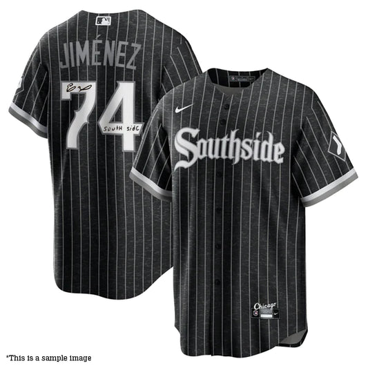 Eloy Jimenez Autographed "Southside" White Sox City Connect Replica Jersey