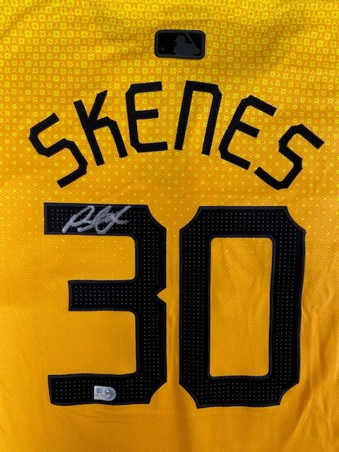 Paul Skenes Autographed Pirates Authentic City Connect Jersey