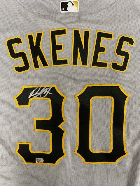 Paul Skenes Autographed Pirates Authentic Gray Jersey
