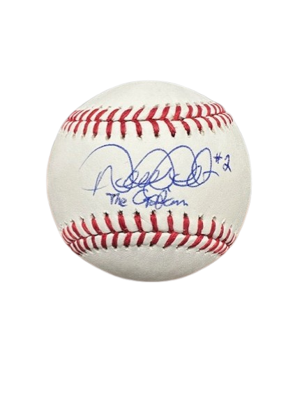 Derek Jeter Autographed ROML Baseball with "The Captain" Inscription