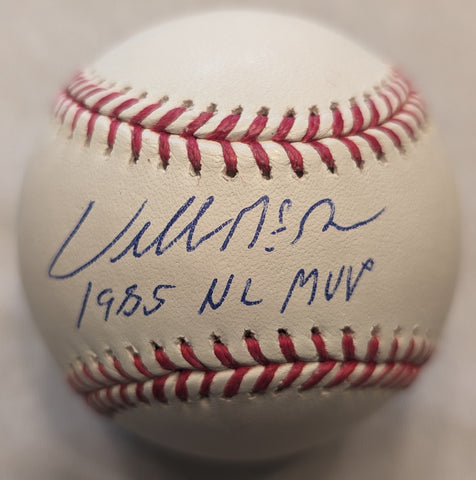 Willie McGee Autographed "1985 NL MVP" Baseball