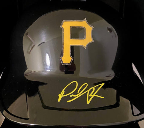 Paul Skenes Autographed Pirates Batting Helmet - Presale