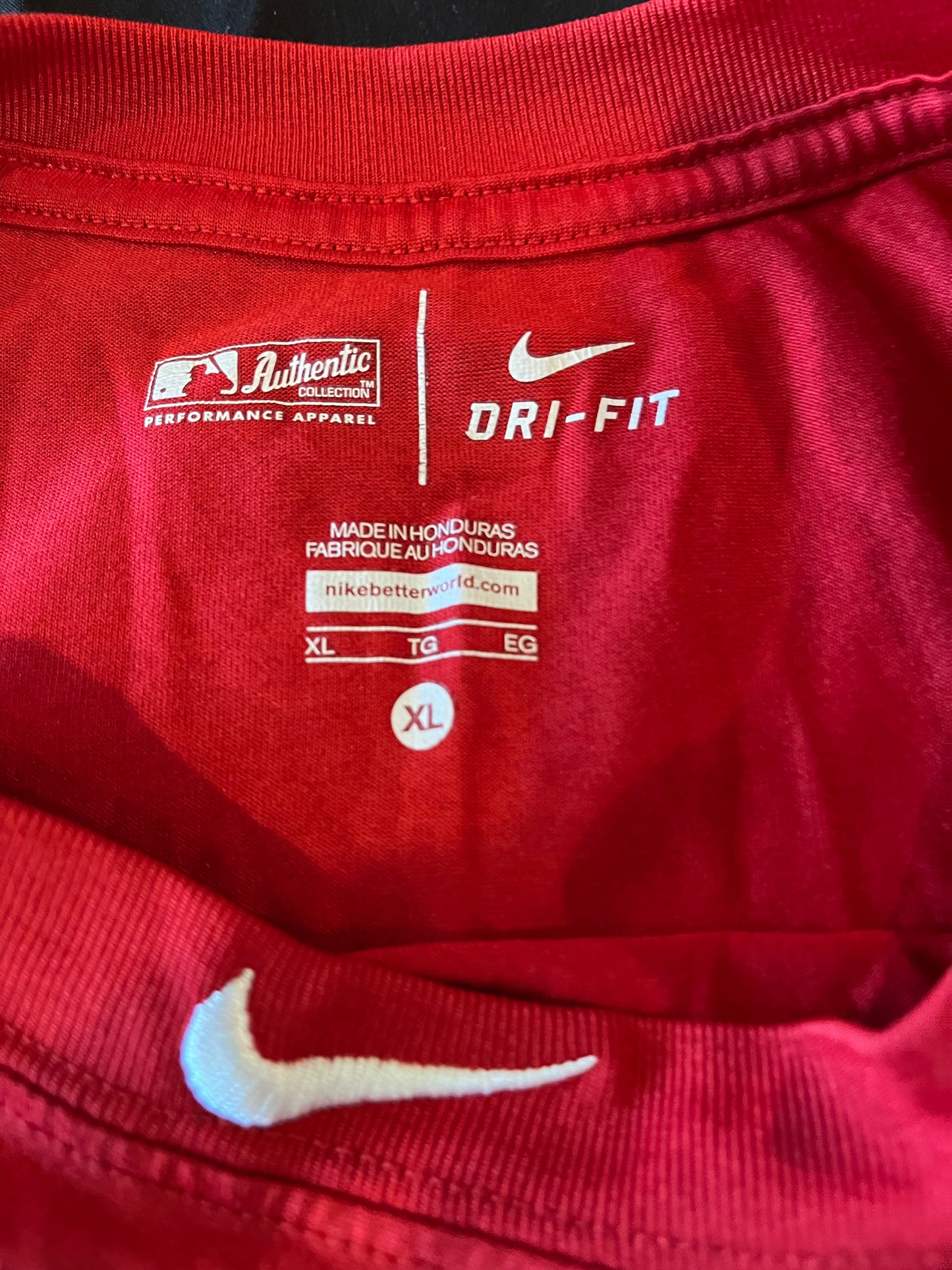 Bronson Arroyo Autographed Authentic T-Shirt - Player's Closet Project