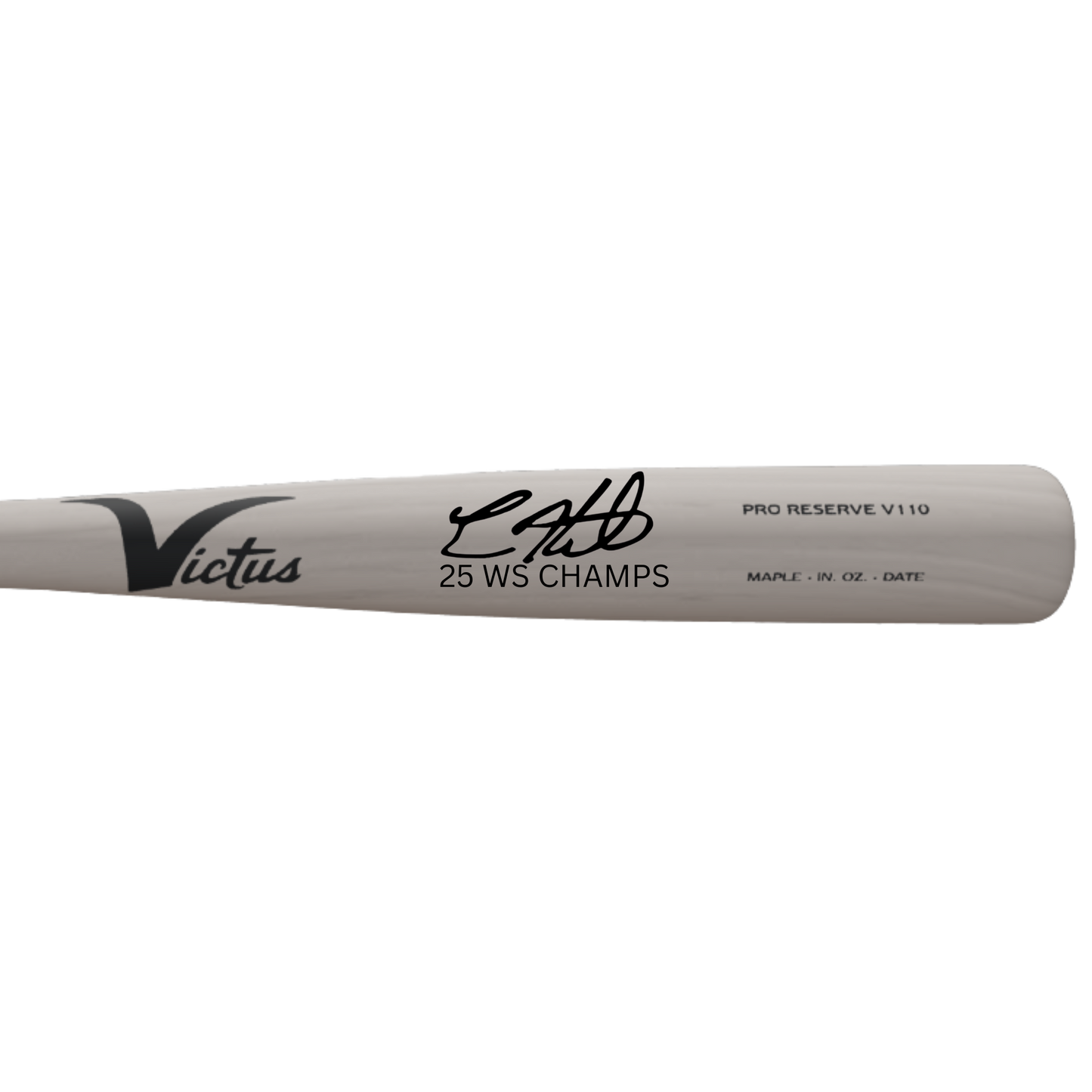Kiké Hernandez Los Angeles Dodgers Autographed "25 WS CHAMPS" Gray Victus Game Model Bat