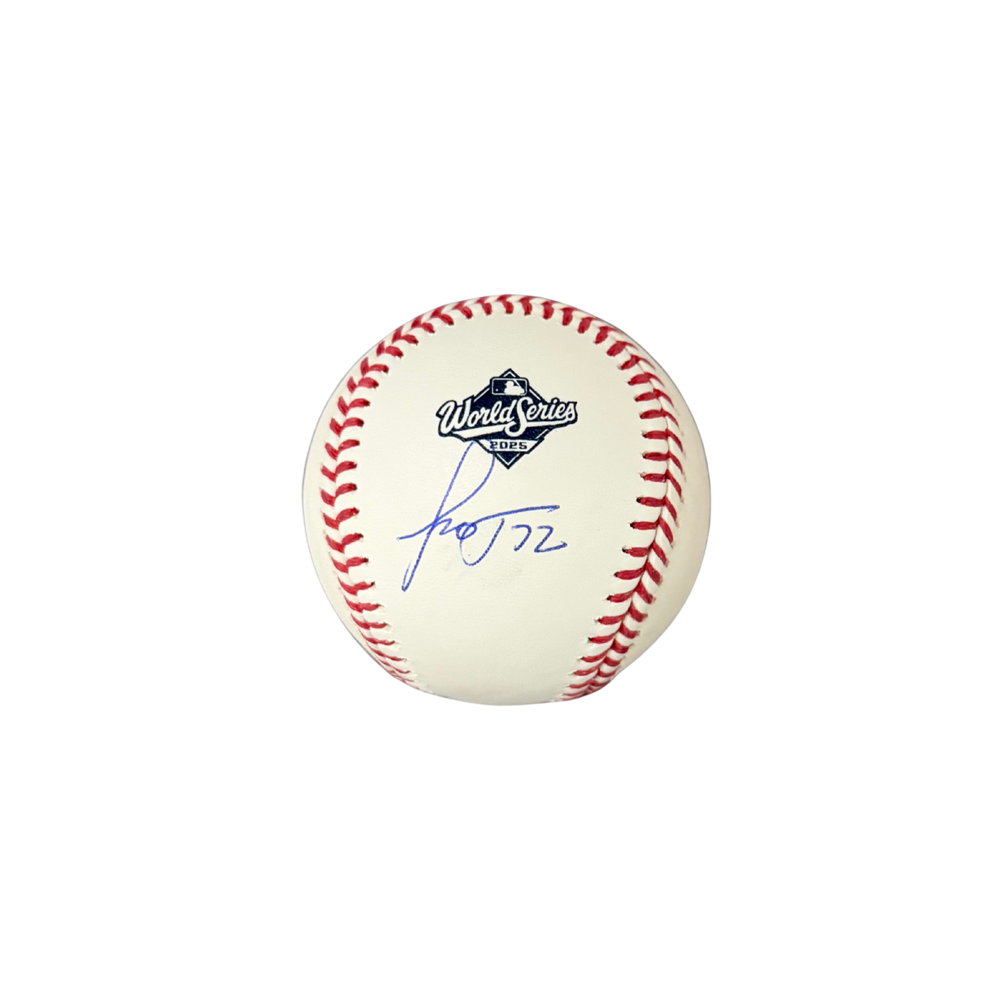 Miguel Rojas Autographed 2025 World Series Logo Baseball