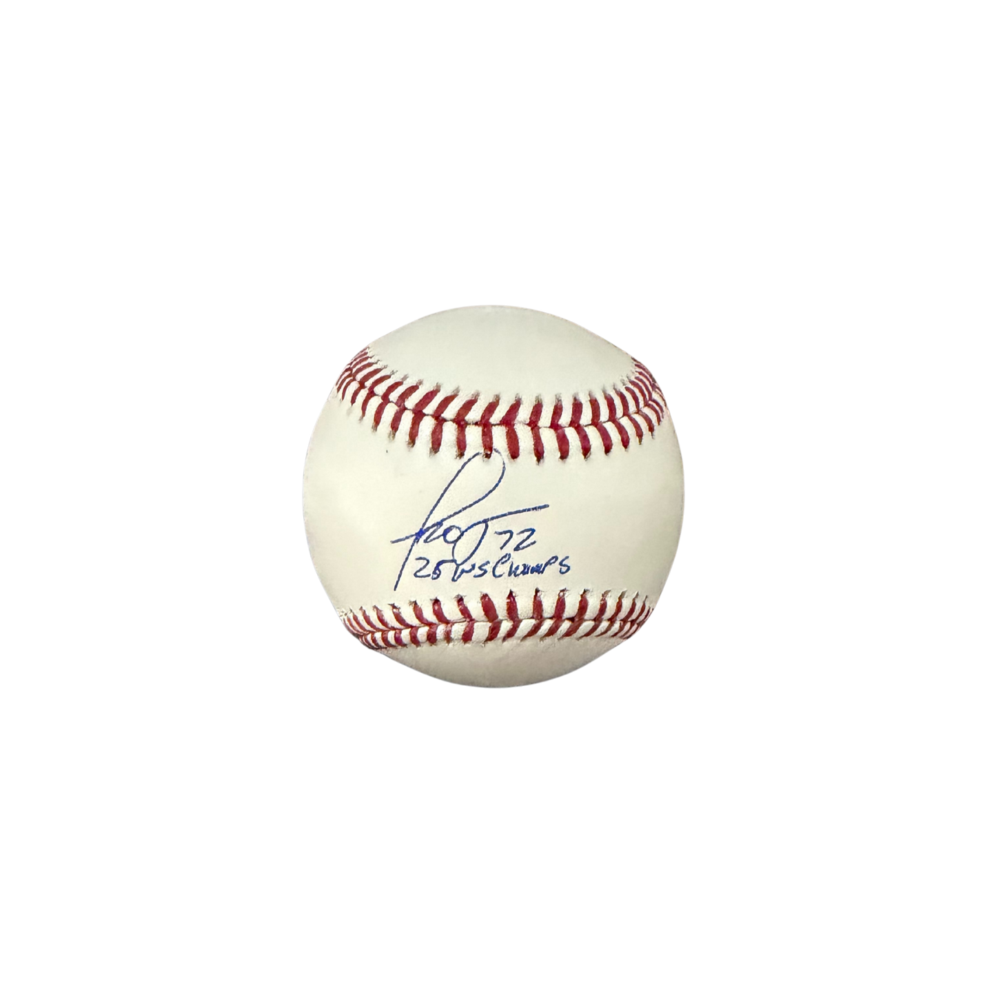 Miguel Rojas Autographed "25 WS CHAMPS" Baseball