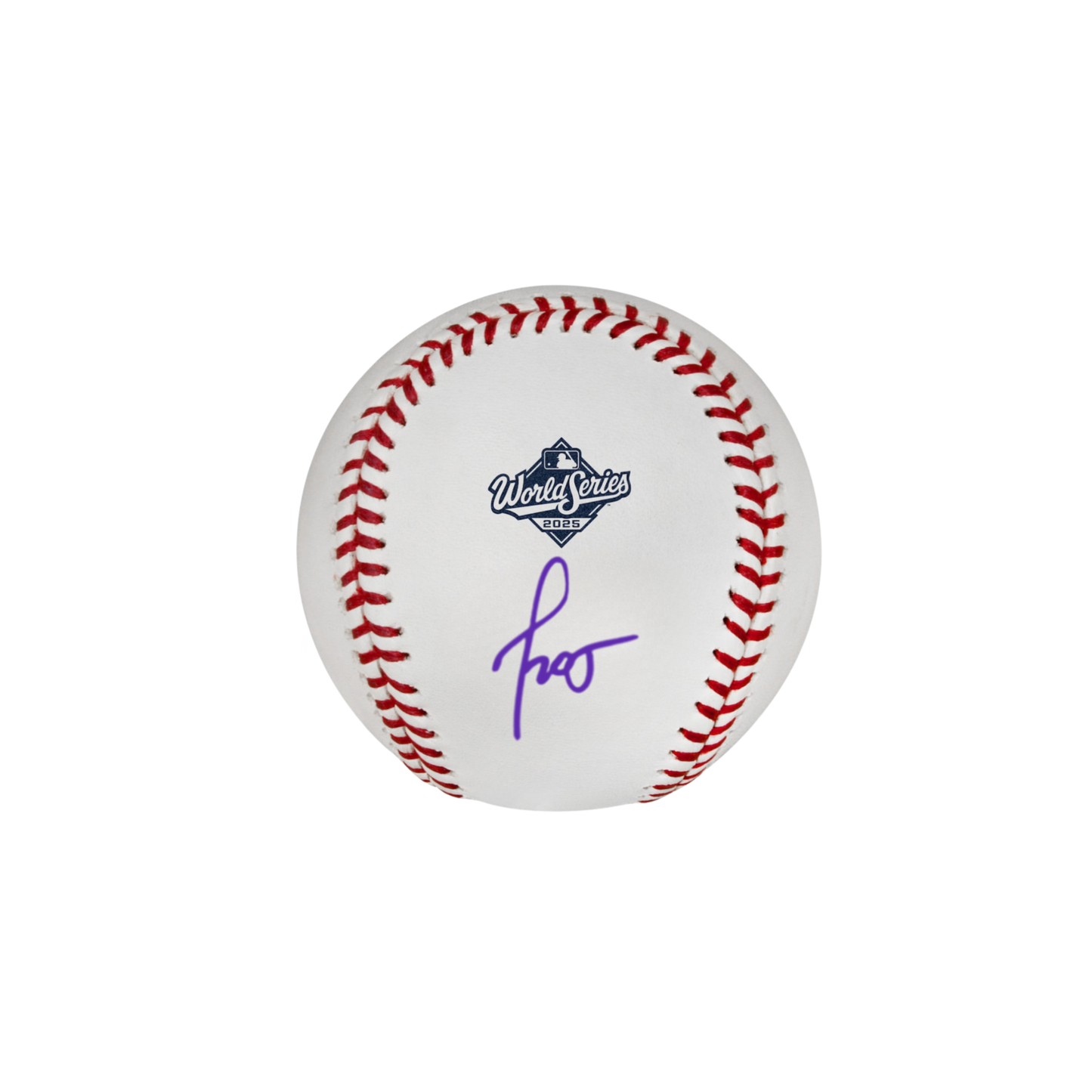 Miguel Rojas Autographed 2025 World Series Logo Baseball - (PRESALE)