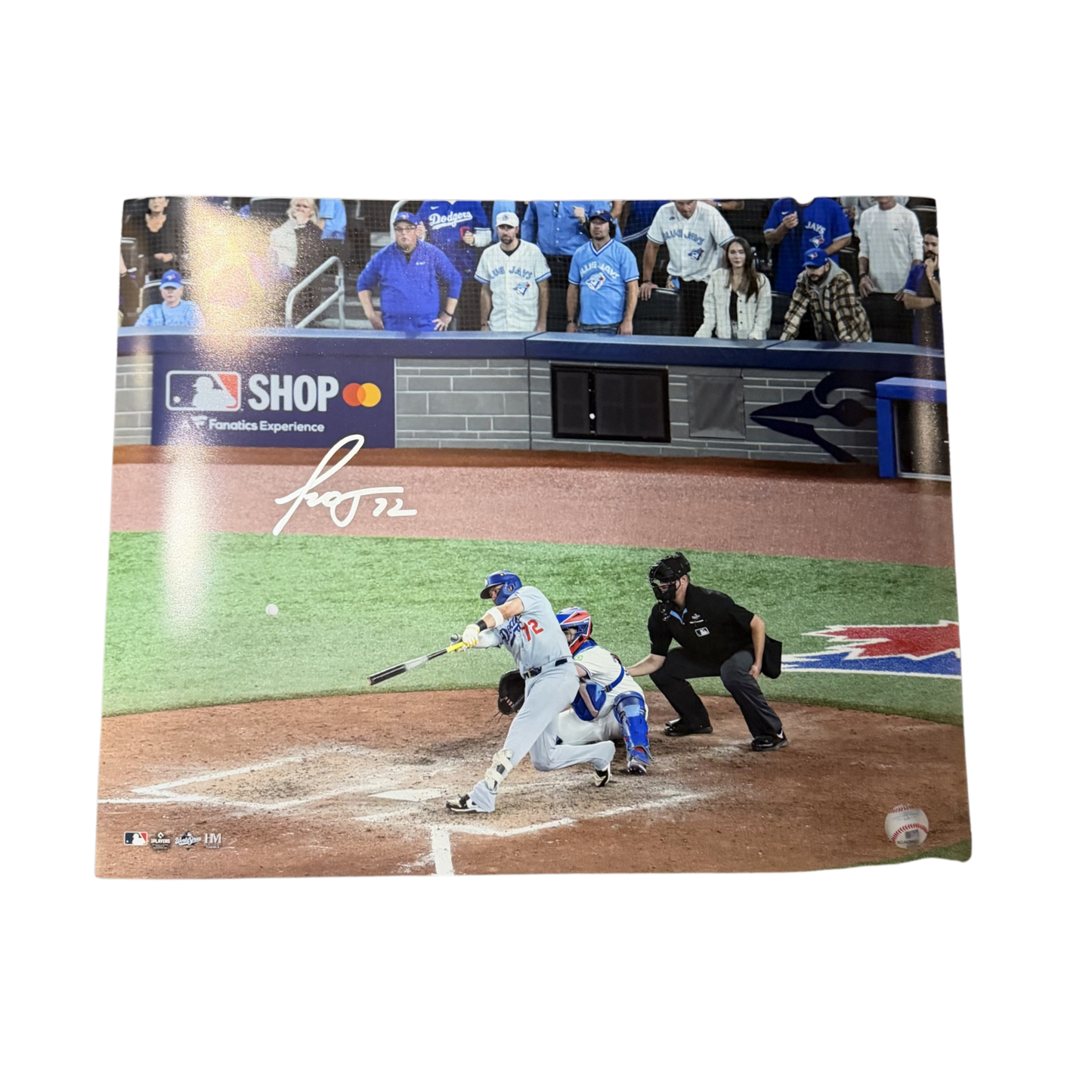 Miguel Rojas Autographed World Series Game 7 Homerun 16x20