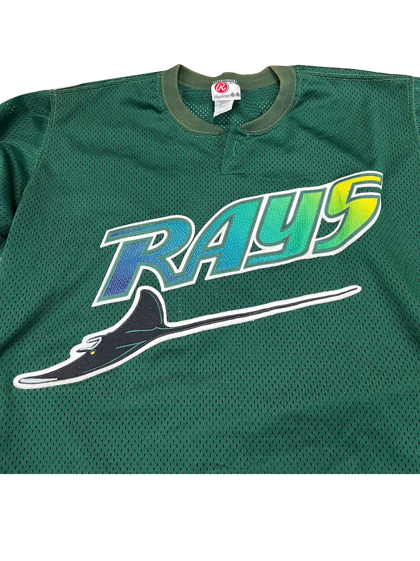 Toby Hall Autographed Game Used Orlando Rays Jersey - Player's Closet Project