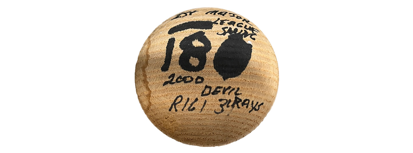 2000 Tampa Bay Devil Rays Team Autographed Bat - Player's Closet Project