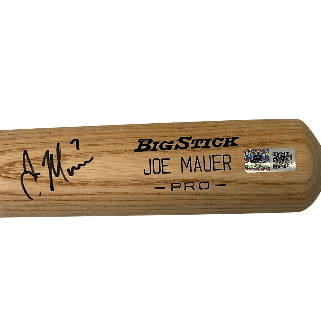 Joe Mauer Autographed Bat - Player's Closet Project