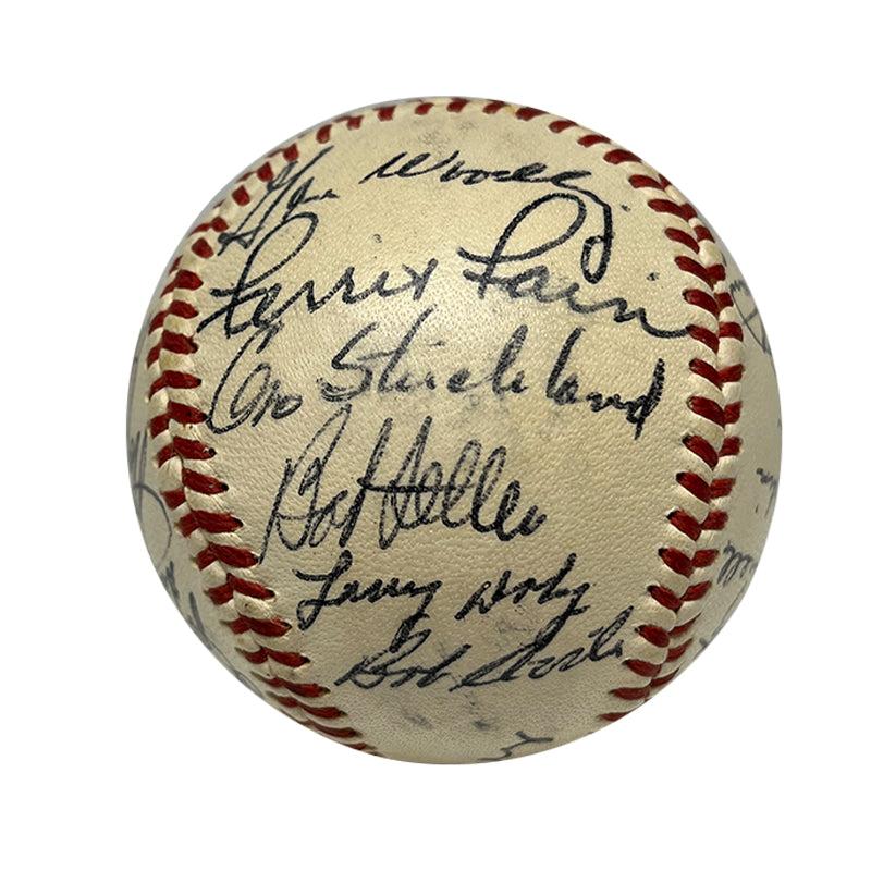 1955 Cleveland Indians Autographed Baseball - Player's Closet Project (PSA/DNA Authenticated)