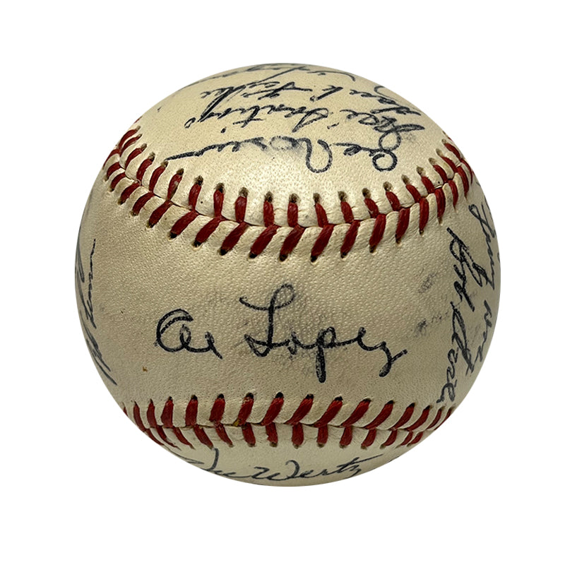 1955 Cleveland Indians Autographed Baseball - Player's Closet Project (PSA/DNA Authenticated)