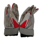 Ryan Howard Game Used Autographed Adidas Red/Gray TS Batting Gloves - Player's Closet Project