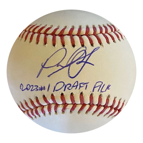 Paul Skenes Autographed "2023 #1 Draft Pick" Baseball - Presale