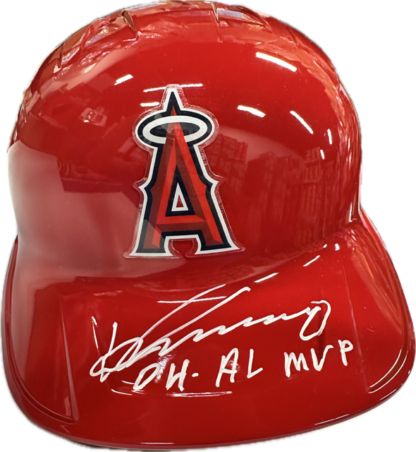 Vladimir Guerrero Sr. Autographed "04 AL MVP" Angels Batting Helmet
