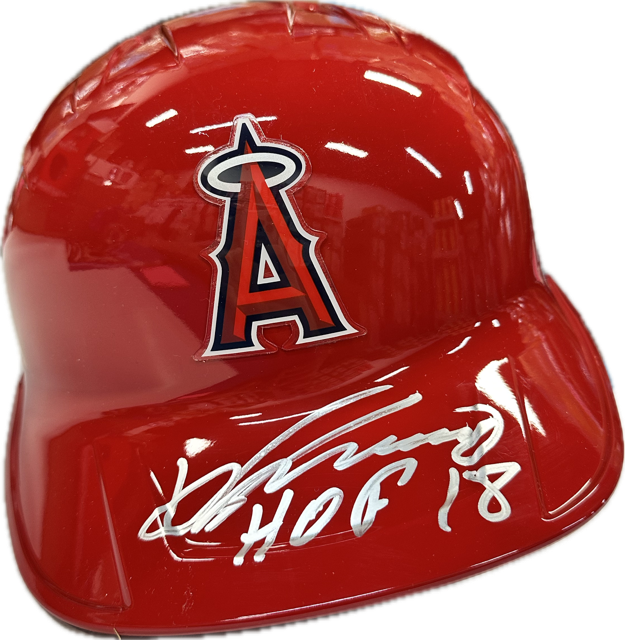 Vladimir Guerrero Sr. Autographed "HOF 18" Angels Batting Helmet