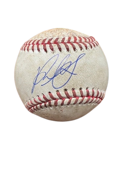 Paul Skenes Autographed Game Used Baseball - PIT vs CIN 6-17-24 - YP656261