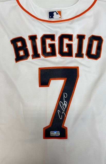 Craig Biggio Autographed Astros White Home Replica Jersey - TriStar Authenticated