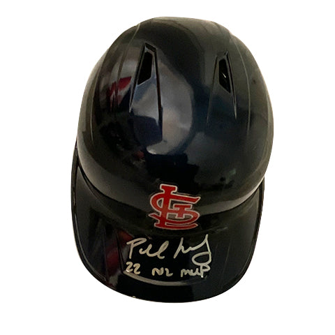 Paul Goldschmidt Autographed "22 NL MVP" Cardinals Navy Batting Helmet