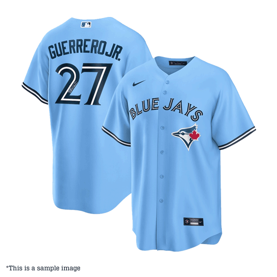 Vladimir Guerrero Jr. Autographed Blue Jays Alternate Blue Jersey