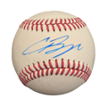 Carson Benge Autographed Baseball