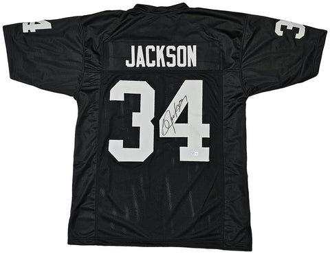 Bo Jackson Autographed Black Jersey - Beckett Authenticated