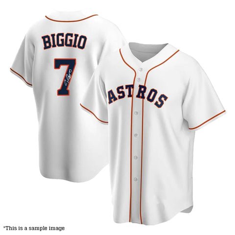 Craig Biggio Autographed Astros White Home Replica Jersey - TriStar Authenticated