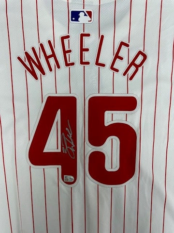 Zack Wheeler Autographed Authentic Phillies Jersey