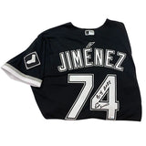 Eloy Jimenez Autographed Chicago White Sox Nike Alternate Black Authentic Jersey with "Big Baby" Inscription