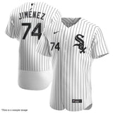 Eloy Jimenez Autographed Chicago White Sox Nike Home Authentic Jersey with "Big Baby" Inscription