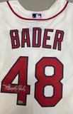 Harrison Bader Autographed Ivory Replica St. Louis Cardinals Jersey (Signed in Silver)