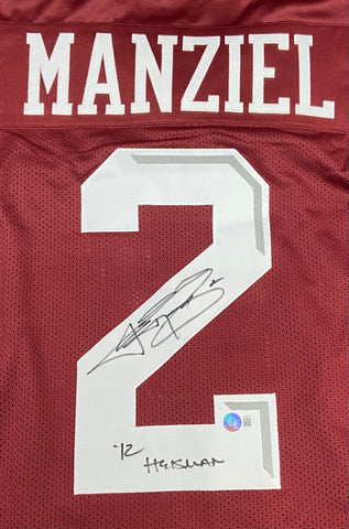 Johnny Manziel Autographed "Heisman '12" Texas A&M Maroon Custom Jersey