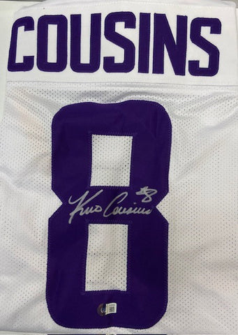 Kirk Cousins Autographed Minnesota Vikings White Jersey