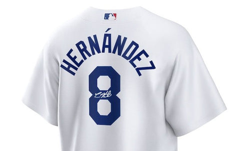 Kiké Hernandez Autographed Dodgers Replica Jersey - Presale