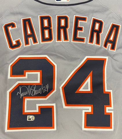Miguel Cabrera Autographed Grey Tigers Authentic Jersey