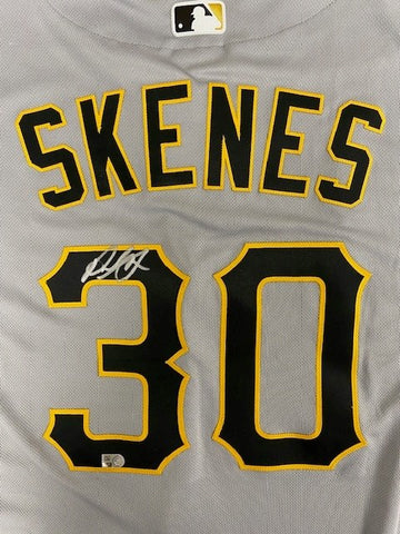 Paul Skenes Autographed Pirates Authentic Grey Jersey