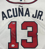 Ronald Acuna Jr. Autographed Braves Authentic Jersey