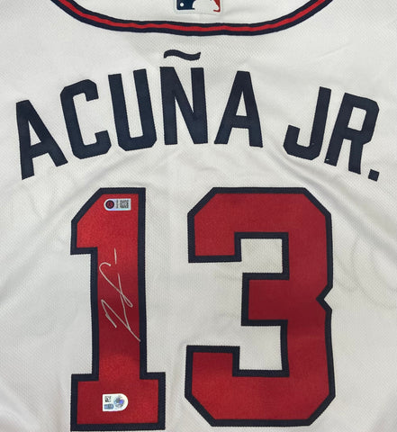 Ronald Acuna Jr. Autographed Braves Authentic Jersey