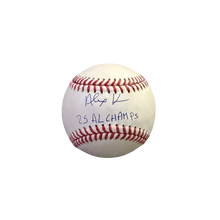 Alejandro Kirk Autographed "25 AL CHAMPS" Baseball