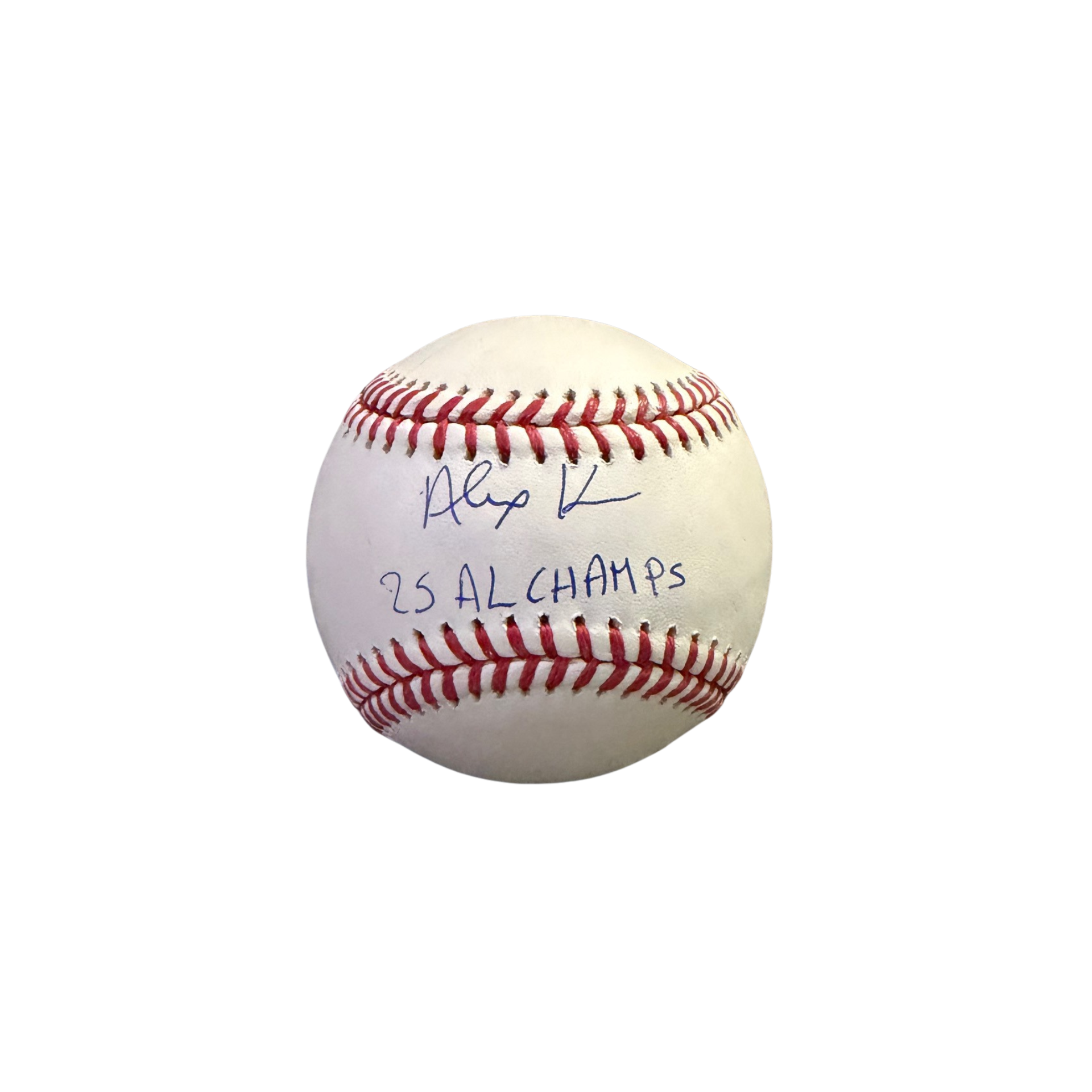 Alejandro Kirk Autographed "25 AL CHAMPS" Baseball