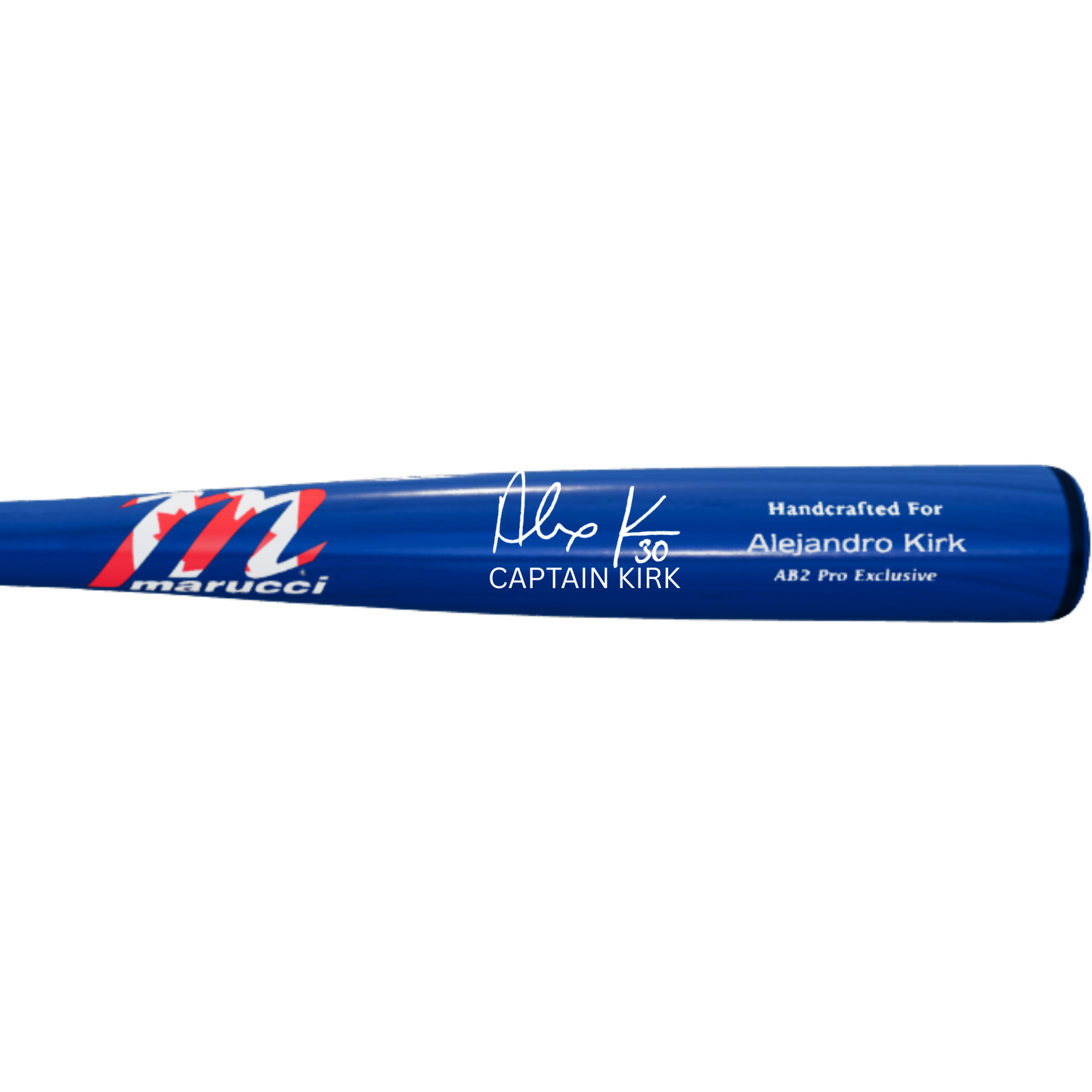 Alejandro Kirk Toronto Blue Jays Autographed Game Model Canada Bat - (PRESALE)