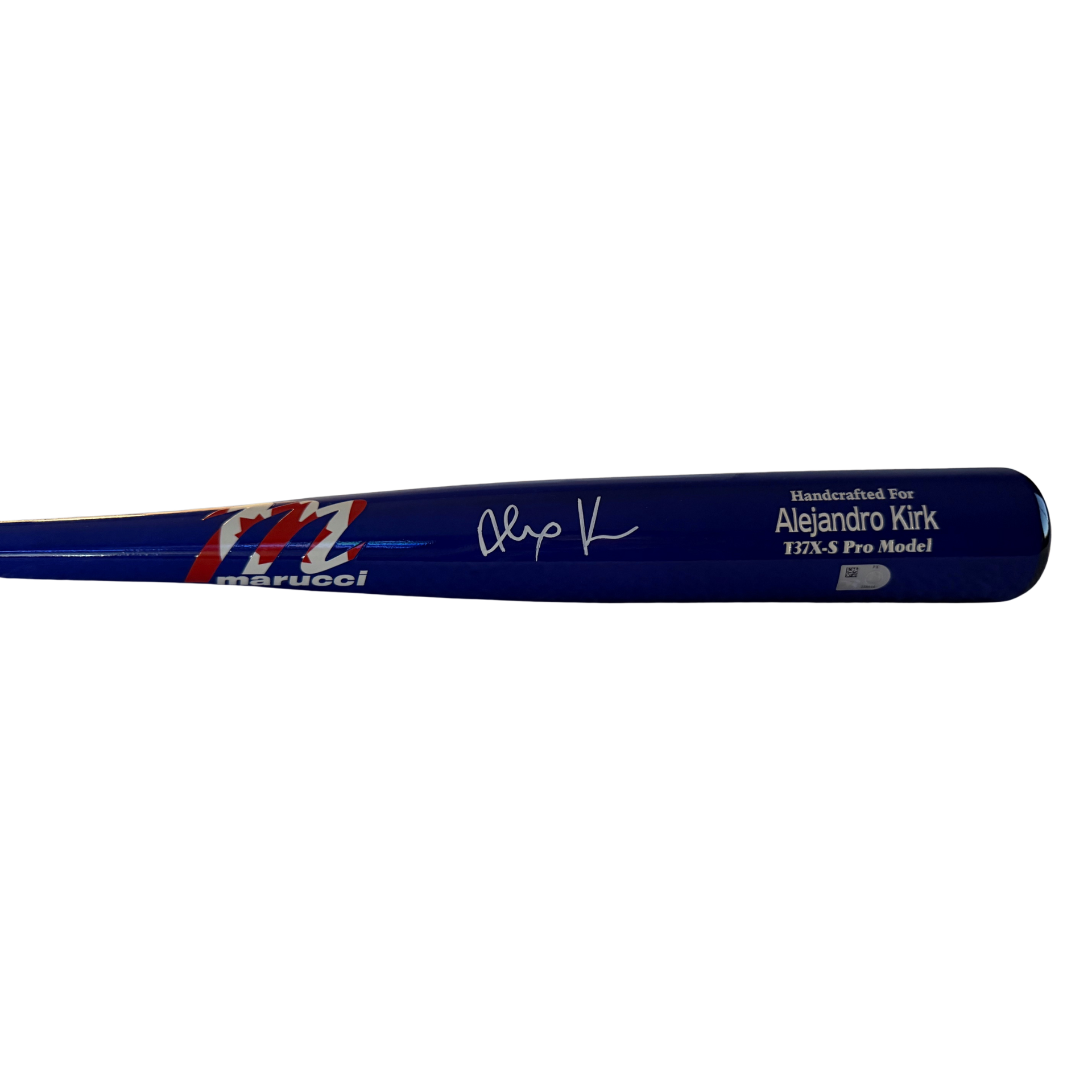 Alejandro Kirk Toronto Blue Jays Autographed Game Model Canada Bat