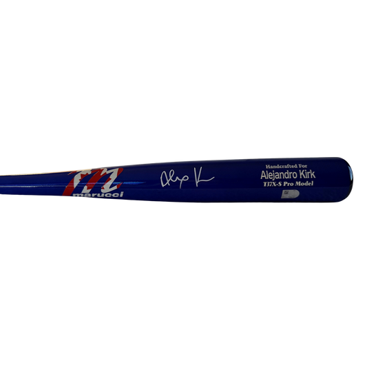 Alejandro Kirk Toronto Blue Jays Autographed Game Model Canada Bat