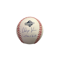 Alejandro Kirk Autographed "Captain Kirk" 2025 WS Logo Baseball