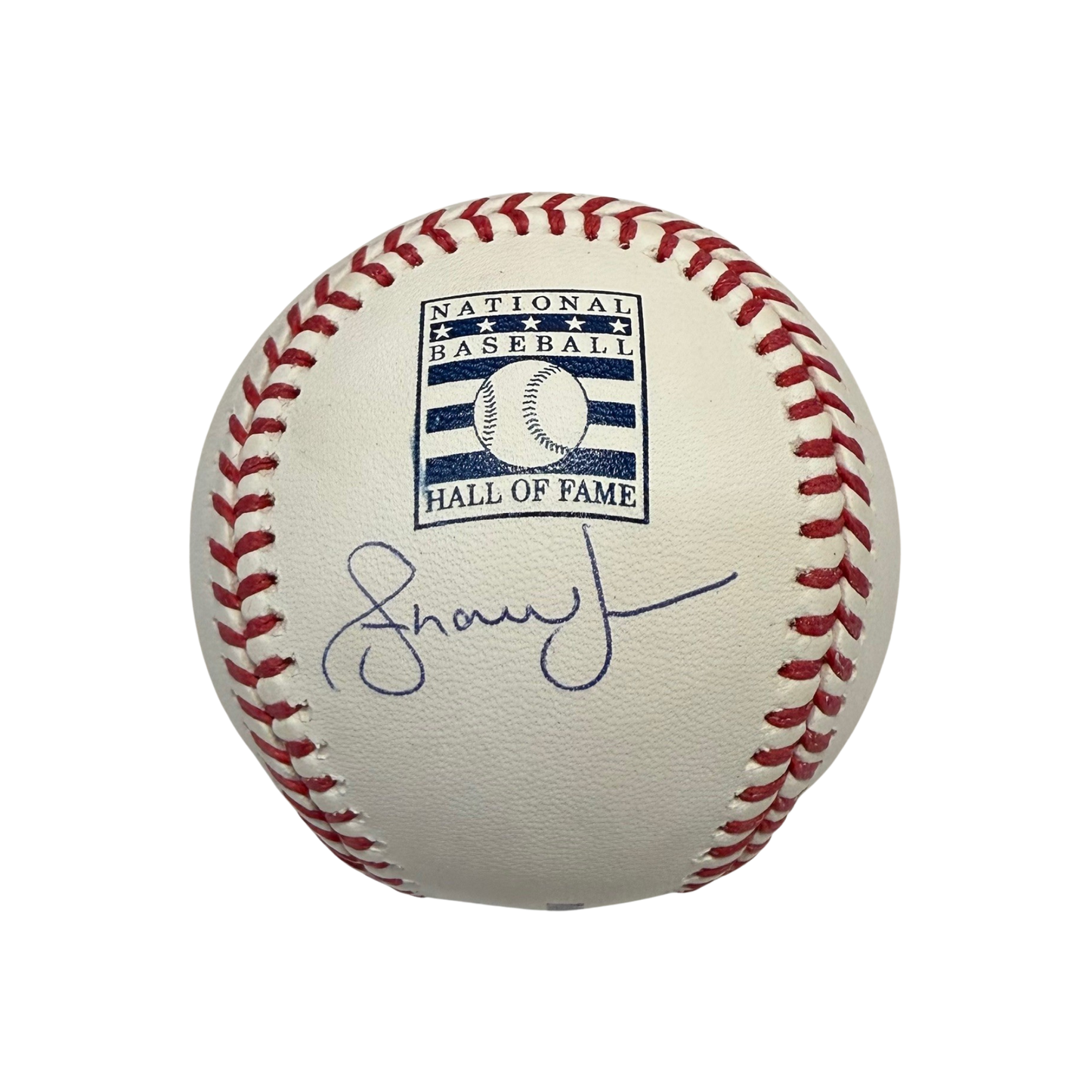 Andruw Jones Autographed HOF Logo Baseball