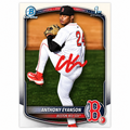 Anthony Eyanson Autographed 1st Bowman Chrome Baseball Card