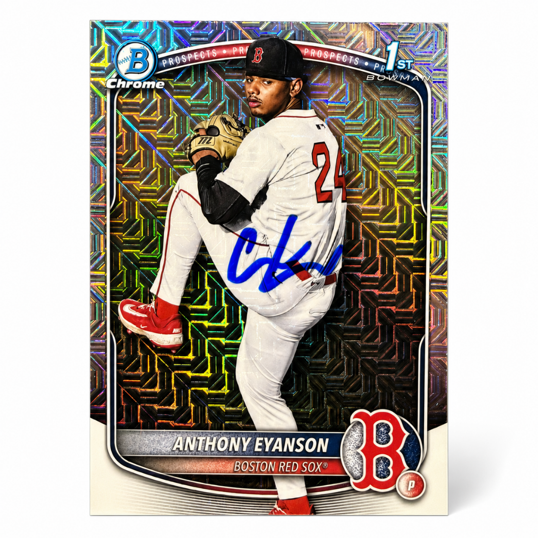 Anthony Eyanson Autographed 1st Bowman Mojo Baseball Card